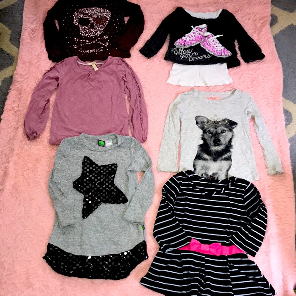 6 girls tops
